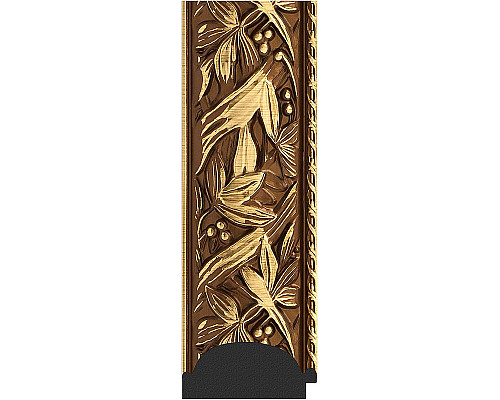 Заказать Зеркало Evoform Exclusive 149х64 BY 3545 с фацетом в багетной раме - Византия золото 99 мм в магазине сантехники Santeh-Crystal.ru