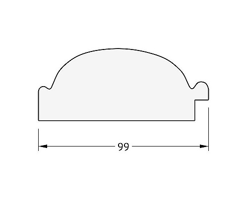 Заказать Зеркало Evoform Exclusive 149х64 BY 3545 с фацетом в багетной раме - Византия золото 99 мм в магазине сантехники Santeh-Crystal.ru