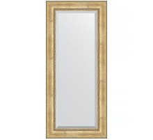 Зеркало Evoform Exclusive 162х72 BY 3584 с фацетом в багетной раме - Состаренное серебро с орнаментом 120 мм