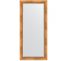 Зеркало Evoform Exclusive 166х76 BY 3594 с фацетом в багетной раме - Римское золото 88 мм