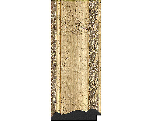 Приобрести Зеркало Evoform Exclusive 172х82 BY 3610 с фацетом в багетной раме - Состаренное серебро с орнаментом 120 мм в магазине сантехники Santeh-Crystal.ru