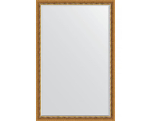 Заказать Зеркало Evoform Exclusive 173х113 BY 3613 с фацетом в багетной раме - Состаренное золото с плетением 70 мм в магазине сантехники Santeh-Crystal.ru