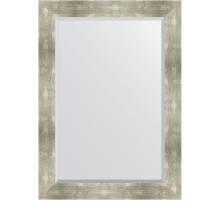 Зеркало Evoform Exclusive 106х76 BY 1200 с фацетом в багетной раме - Алюминий 90 мм