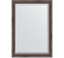 Зеркало Evoform Exclusive 101х71 BY 1194 с фацетом в багетной раме - Палисандр 62 мм