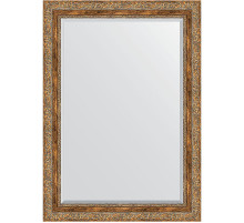 Зеркало Evoform Exclusive 105х75 BY 3462 с фацетом в багетной раме - Виньетка античная бронза 85 мм