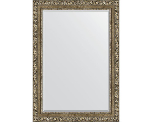 Купить Зеркало Evoform Exclusive 105х75 BY 3463 с фацетом в багетной раме - Виньетка античная латунь 85 мм в магазине сантехники Santeh-Crystal.ru