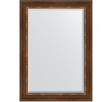Зеркало Evoform Exclusive 106х76 BY 3465 с фацетом в багетной раме - Римская бронза 88 мм