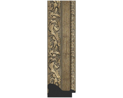 Заказать Зеркало Evoform Exclusive 115х55 BY 3489 с фацетом в багетной раме - Виньетка античная латунь 85 мм в магазине сантехники Santeh-Crystal.ru