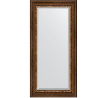 Зеркало Evoform Exclusive 116х56 BY 3491 с фацетом в багетной раме - Римская бронза 88 мм