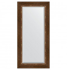 Зеркало Evoform Exclusive 116х56 BY 3491 с фацетом в багетной раме - Римская бронза 88 мм