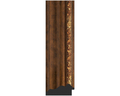 Купить Зеркало Evoform Exclusive 116х56 BY 3491 с фацетом в багетной раме - Римская бронза 88 мм в магазине сантехники Santeh-Crystal.ru