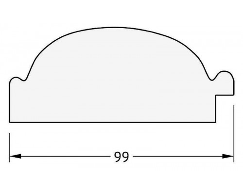 Купить Зеркало Evoform Exclusive 119х59 BY 3494 с фацетом в багетной раме - Византия серебро 99 мм в магазине сантехники Santeh-Crystal.ru