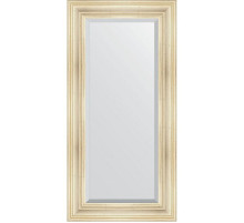 Зеркало Evoform Exclusive 119х59 BY 3497 с фацетом в багетной раме - Травленое серебро 99 мм