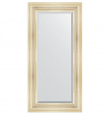 Зеркало Evoform Exclusive 119х59 BY 3497 с фацетом в багетной раме - Травленое серебро 99 мм