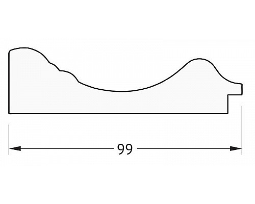 Приобрести Зеркало Evoform Exclusive 119х59 BY 3498 с фацетом в багетной раме - Травленая бронза 99 мм в магазине сантехники Santeh-Crystal.ru