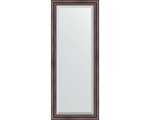 Заказать Зеркало Evoform Exclusive 141х56 BY 1164 с фацетом в багетной раме - Палисандр 62 мм в магазине сантехники Santeh-Crystal.ru