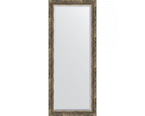 Заказать Зеркало Evoform Exclusive 153х63 BY 3564 с фацетом в багетной раме - Старое дерево с плетением 70 мм в магазине сантехники Santeh-Crystal.ru