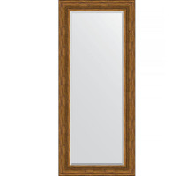 Зеркало Evoform Exclusive 159х69 BY 3576 с фацетом в багетной раме - Травленая бронза 99 мм