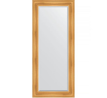 Зеркало Evoform Exclusive 159х69 BY 3574 с фацетом в багетной раме - Травленое золото 99 мм
