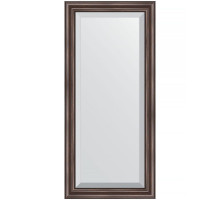 Зеркало Evoform Exclusive 111х51 BY 1144 с фацетом в багетной раме - Палисандр 62 мм