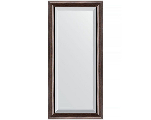 Купить Зеркало Evoform Exclusive 111х51 BY 1144 с фацетом в багетной раме - Палисандр 62 мм в магазине сантехники Santeh-Crystal.ru