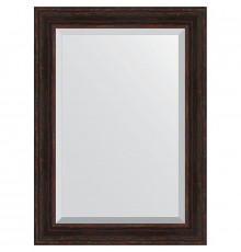 Зеркало Evoform Exclusive 109х79 BY 3473 с фацетом в багетной раме - Темный прованс 99 мм