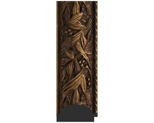 Купить Зеркало Evoform Exclusive 109х79 BY 3469 с фацетом в багетной раме - Византия бронза 99 мм в магазине сантехники Santeh-Crystal.ru