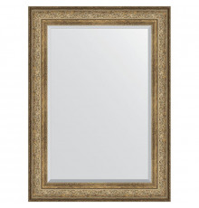 Зеркало Evoform Exclusive 110х80 BY 3477 с фацетом в багетной раме - Виньетка античная бронза 109 мм