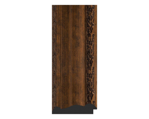 Заказать Зеркало Evoform Exclusive 112х82 BY 3481 с фацетом в багетной раме - Состаренная бронза с орнаментом 120 мм в магазине сантехники Santeh-Crystal.ru