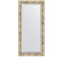Зеркало Evoform Exclusive 113х53 BY 3485 с фацетом в багетной раме - Прованс с плетением 70 мм