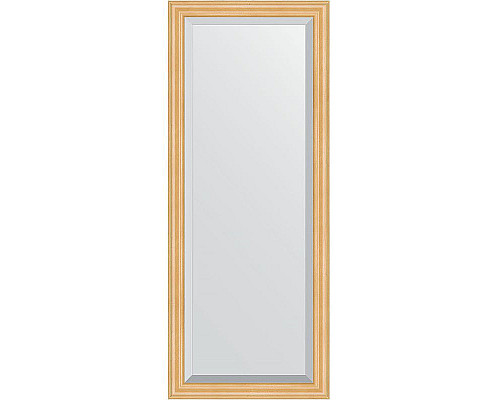 Приобрести Зеркало Evoform Exclusive 151х61 BY 1183 с фацетом в багетной раме - Сосна 62 мм в магазине сантехники Santeh-Crystal.ru