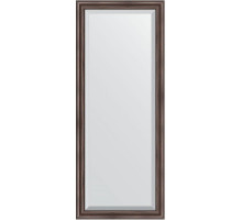 Зеркало Evoform Exclusive 151х61 BY 1184 с фацетом в багетной раме - Палисандр 62 мм