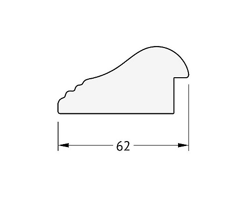 Приобрести Зеркало Evoform Exclusive 151х61 BY 1184 с фацетом в багетной раме - Палисандр 62 мм в магазине сантехники Santeh-Crystal.ru