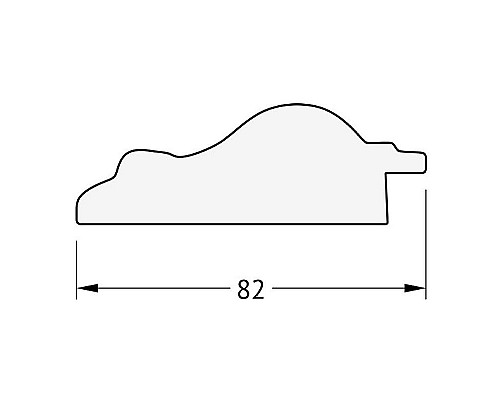 Купить Зеркало Evoform Exclusive 145х60 BY 1262 с фацетом в багетной раме - Старый гипс 82 мм в магазине сантехники Santeh-Crystal.ru