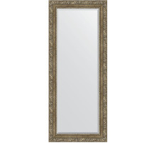 Зеркало Evoform Exclusive 145х60 BY 3541 с фацетом в багетной раме - Виньетка античная латунь 85 мм