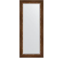 Зеркало Evoform Exclusive 146х61 BY 3543 с фацетом в багетной раме - Римская бронза 88 мм