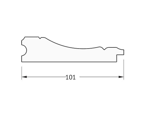 Купить Зеркало Evoform Exclusive 149х64 BY 3553 с фацетом в багетной раме - Вензель серебряный 101 мм в магазине сантехники Santeh-Crystal.ru