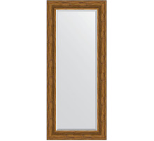 Зеркало Evoform Exclusive 149х64 BY 3550 с фацетом в багетной раме - Травленая бронза 99 мм