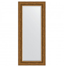 Зеркало Evoform Exclusive 149х64 BY 3550 с фацетом в багетной раме - Травленая бронза 99 мм