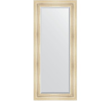 Зеркало Evoform Exclusive 149х64 BY 3549 с фацетом в багетной раме - Травленое серебро 99 мм