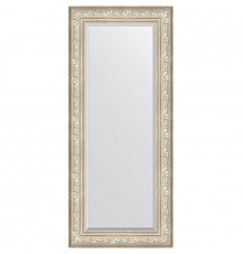 Зеркало Evoform Exclusive 150х65 BY 3556 с фацетом в багетной раме - Виньетка серебро 109 мм