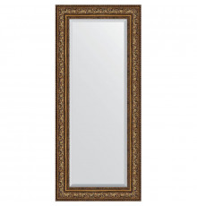 Зеркало Evoform Exclusive 150х65 BY 3557 с фацетом в багетной раме - Виньетка состаренная бронза 109 мм