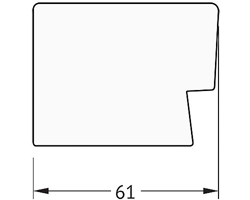 Приобрести Зеркало Evoform Exclusive 171х111 BY 1219 с фацетом в багетной раме - Алюминий 61 мм в магазине сантехники Santeh-Crystal.ru