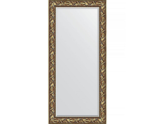 Приобрести Зеркало Evoform Exclusive 169х79 BY 3597 с фацетом в багетной раме - Византия золото 99 мм в магазине сантехники Santeh-Crystal.ru