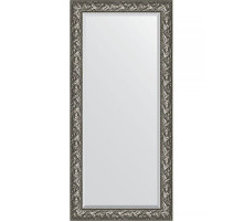 Зеркало Evoform Exclusive 169х79 BY 3598 с фацетом в багетной раме - Византия серебро 99 мм