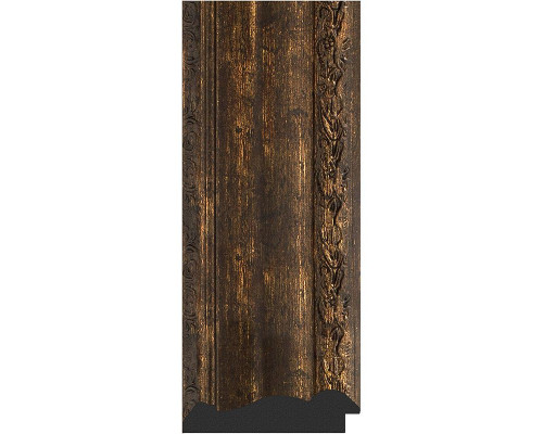 Заказать Зеркало Evoform Exclusive 172х82 BY 3612 с фацетом в багетной раме - Состаренное дерево с орнаментом 120 мм в магазине сантехники Santeh-Crystal.ru