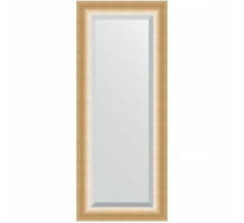 Зеркало Evoform Exclusive 136х56 BY 1161 с фацетом в багетной раме - Травленое золото 87 мм