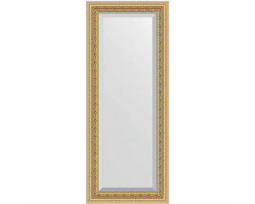 Заказать Зеркало Evoform Exclusive 135х55 BY 1254 с фацетом в багетной раме - Сусальное золото 80 мм в магазине сантехники Santeh-Crystal.ru