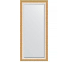 Зеркало Evoform Exclusive 166х76 BY 1211 с фацетом в багетной раме - Травленое золото 87 мм