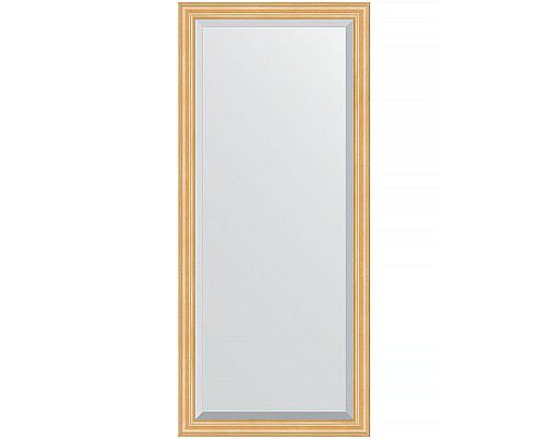 Купить Зеркало Evoform Exclusive 161х71 BY 1203 с фацетом в багетной раме - Сосна 62 мм в магазине сантехники Santeh-Crystal.ru